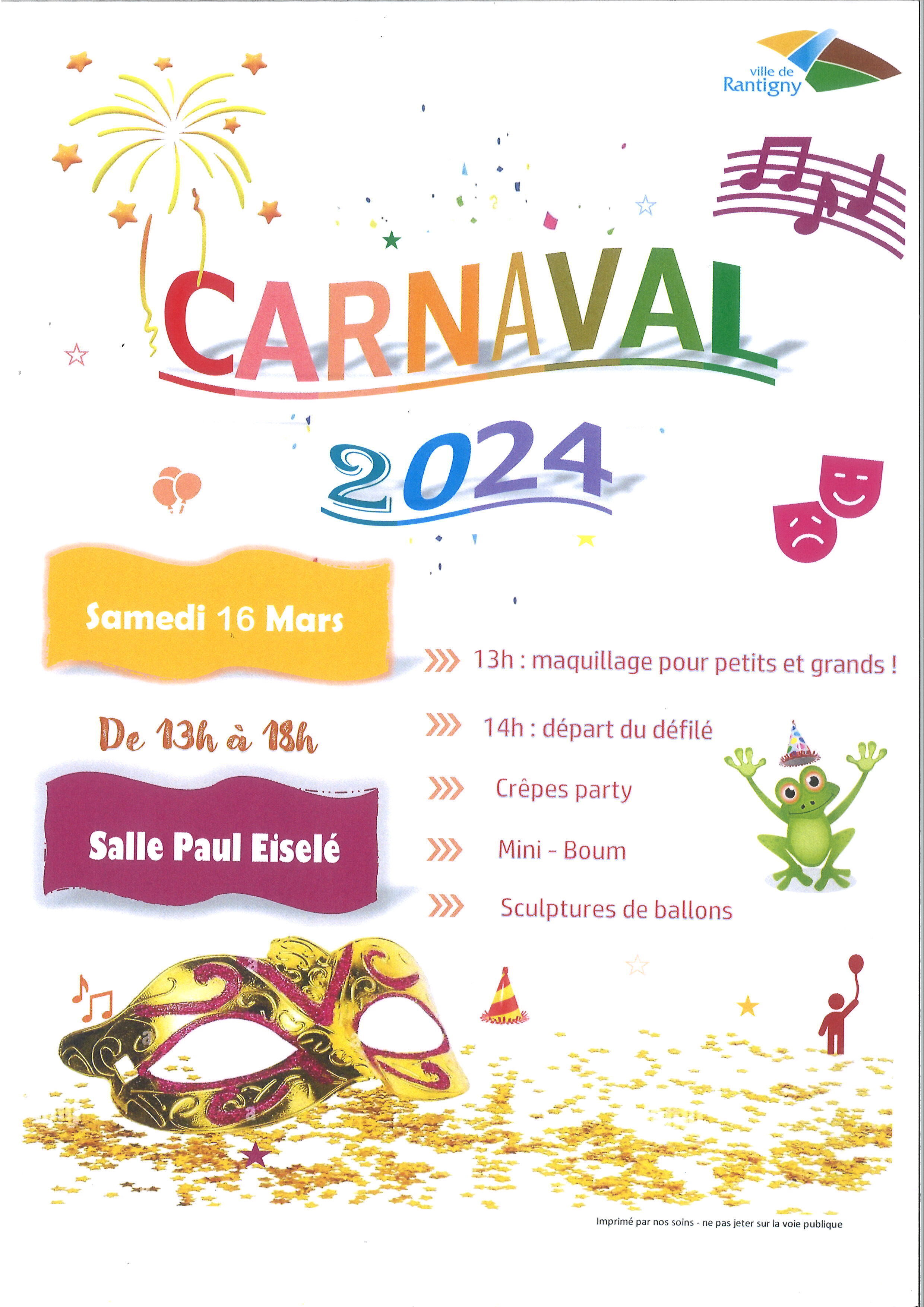 affiche carnaval 2024