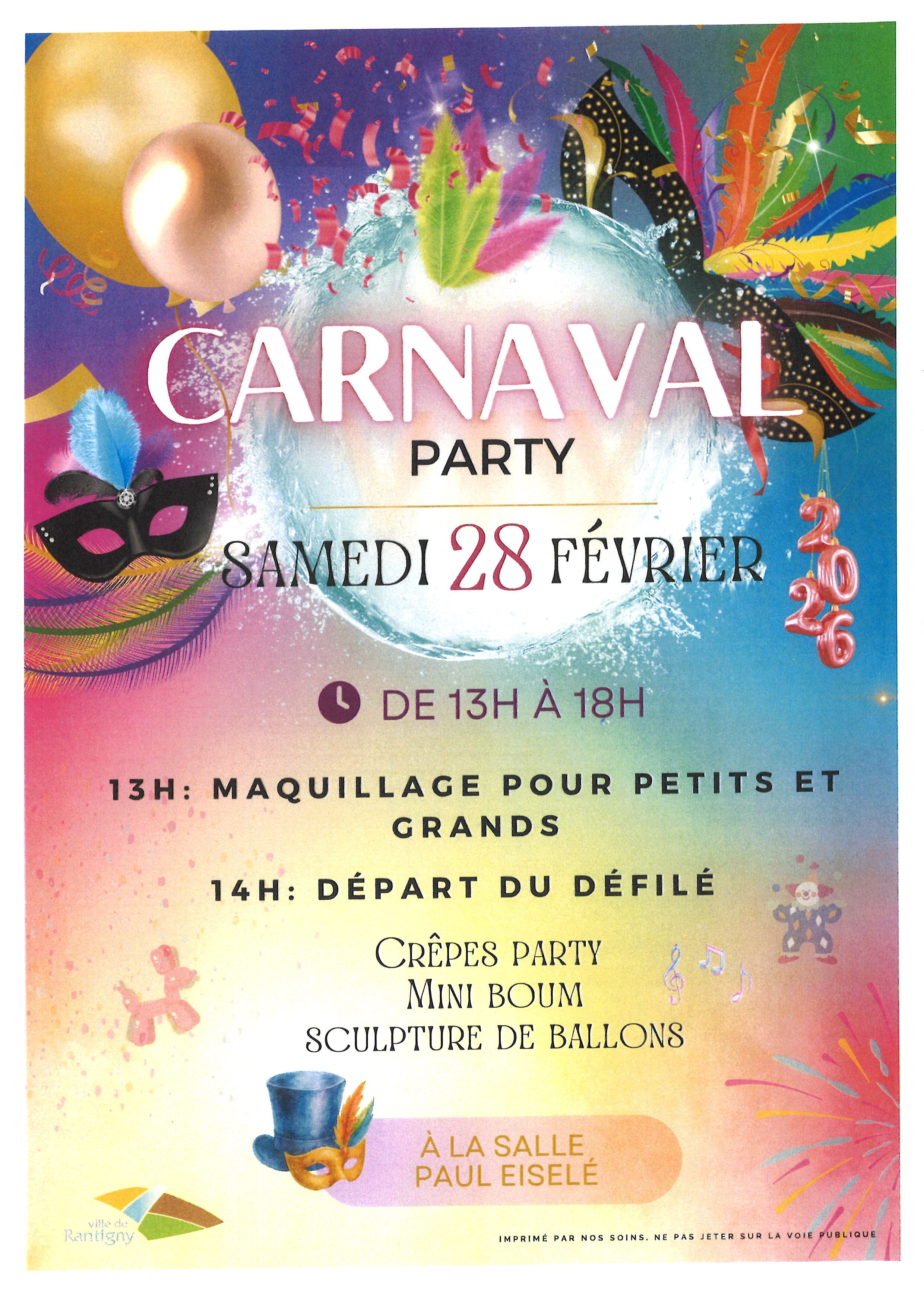 affiche carnaval