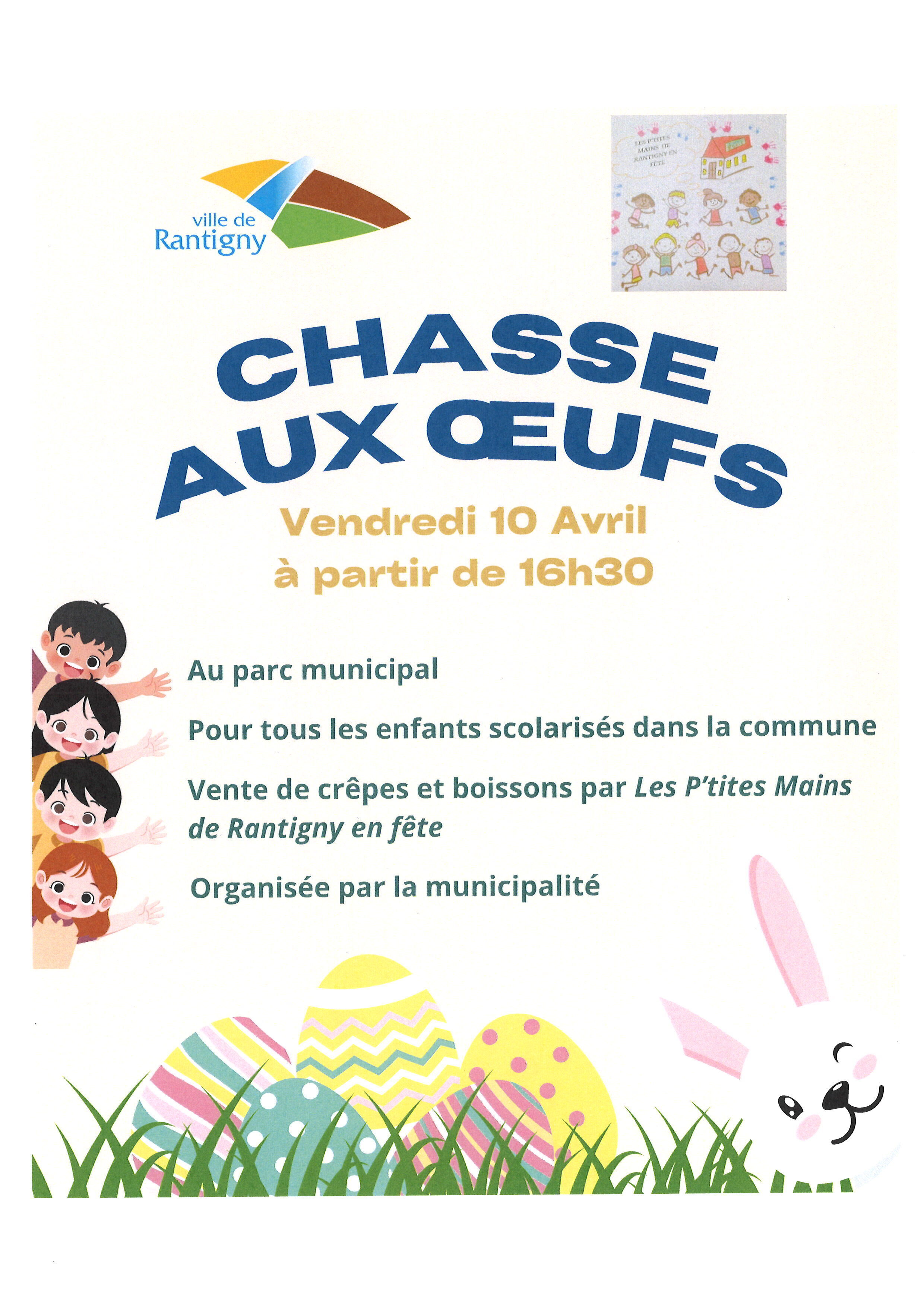 affiche chasse aux oeufs