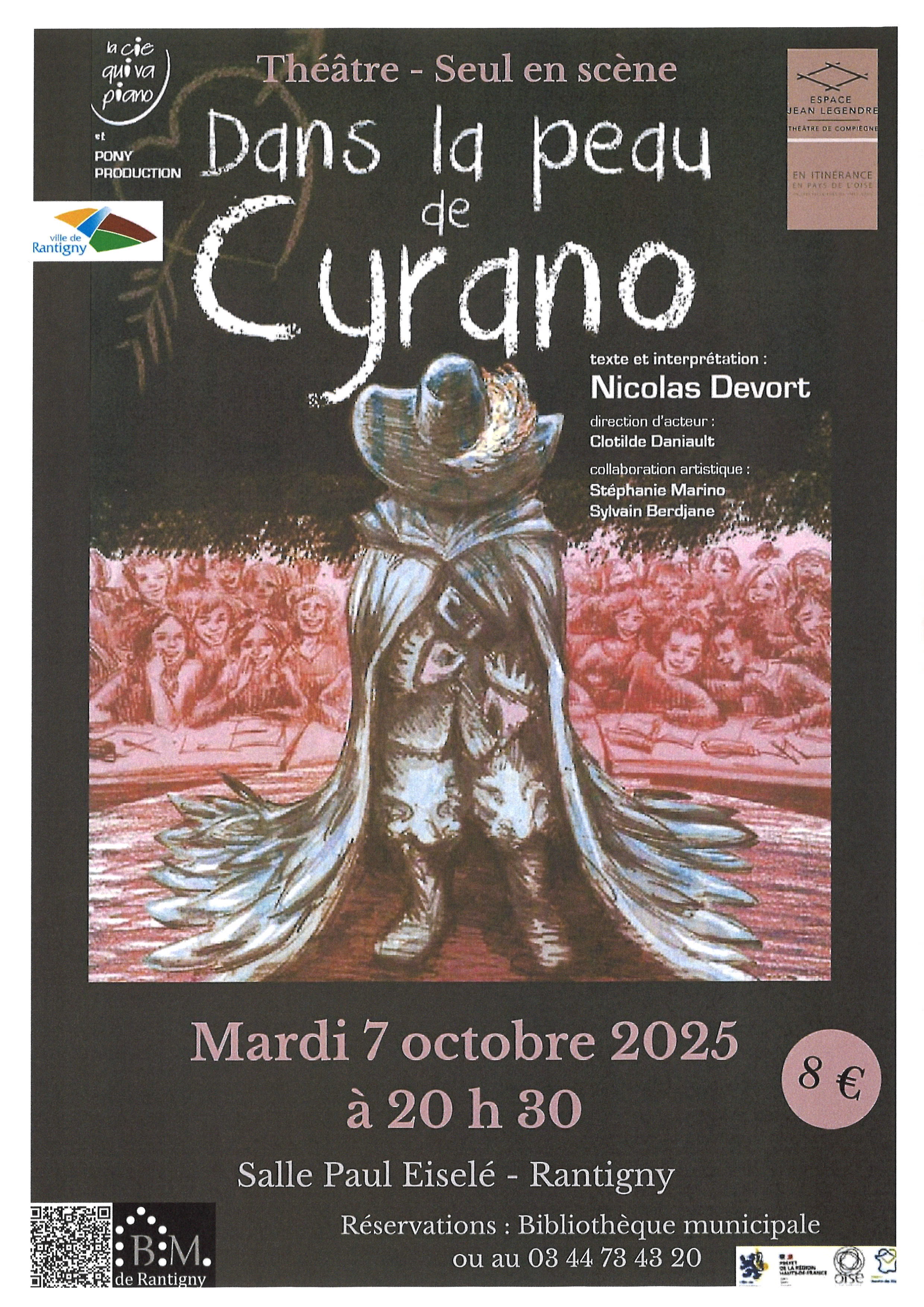 AFFICHE DANS LA PEAU DE CYRANO