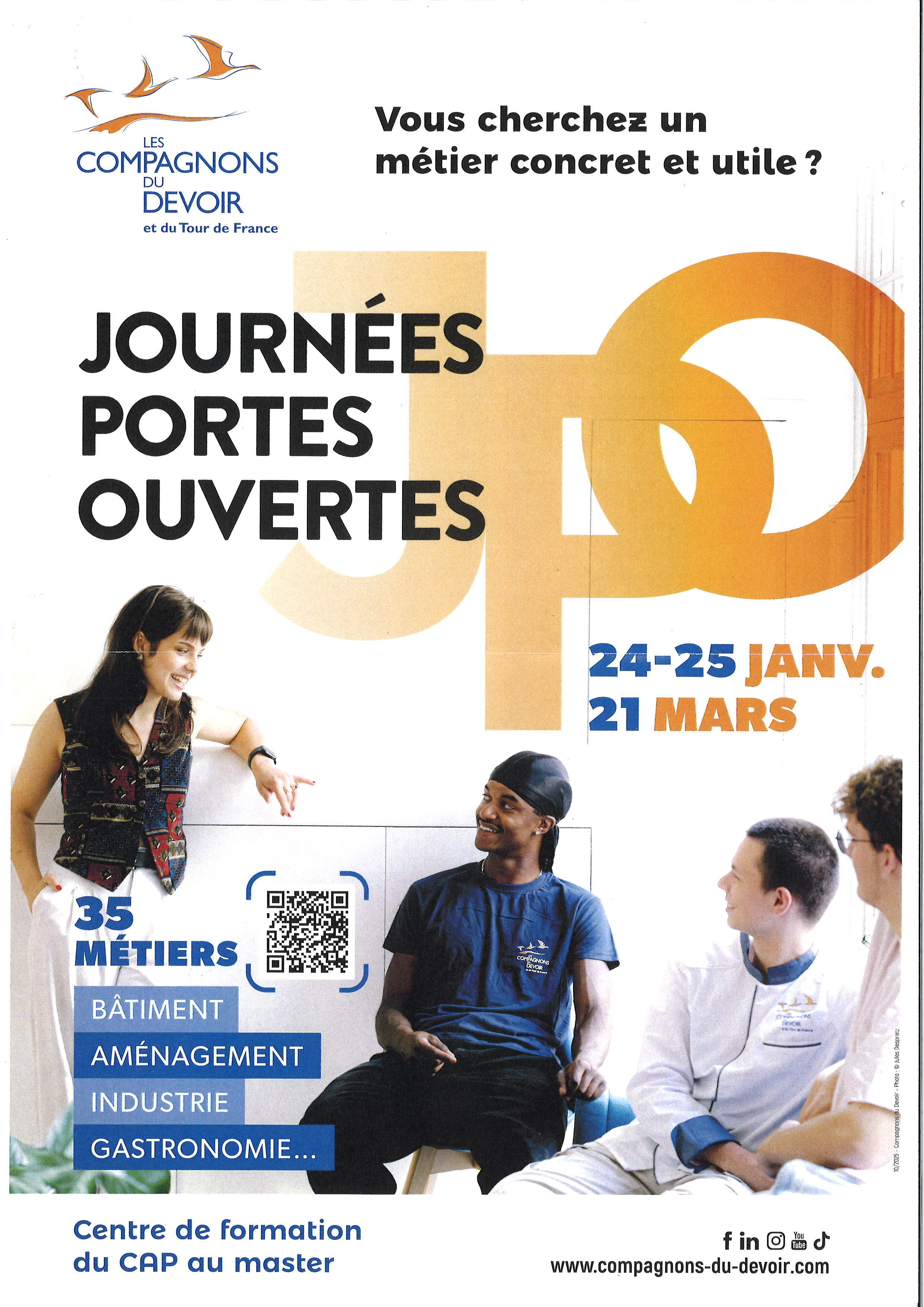 affiche les compagnons du devoir
