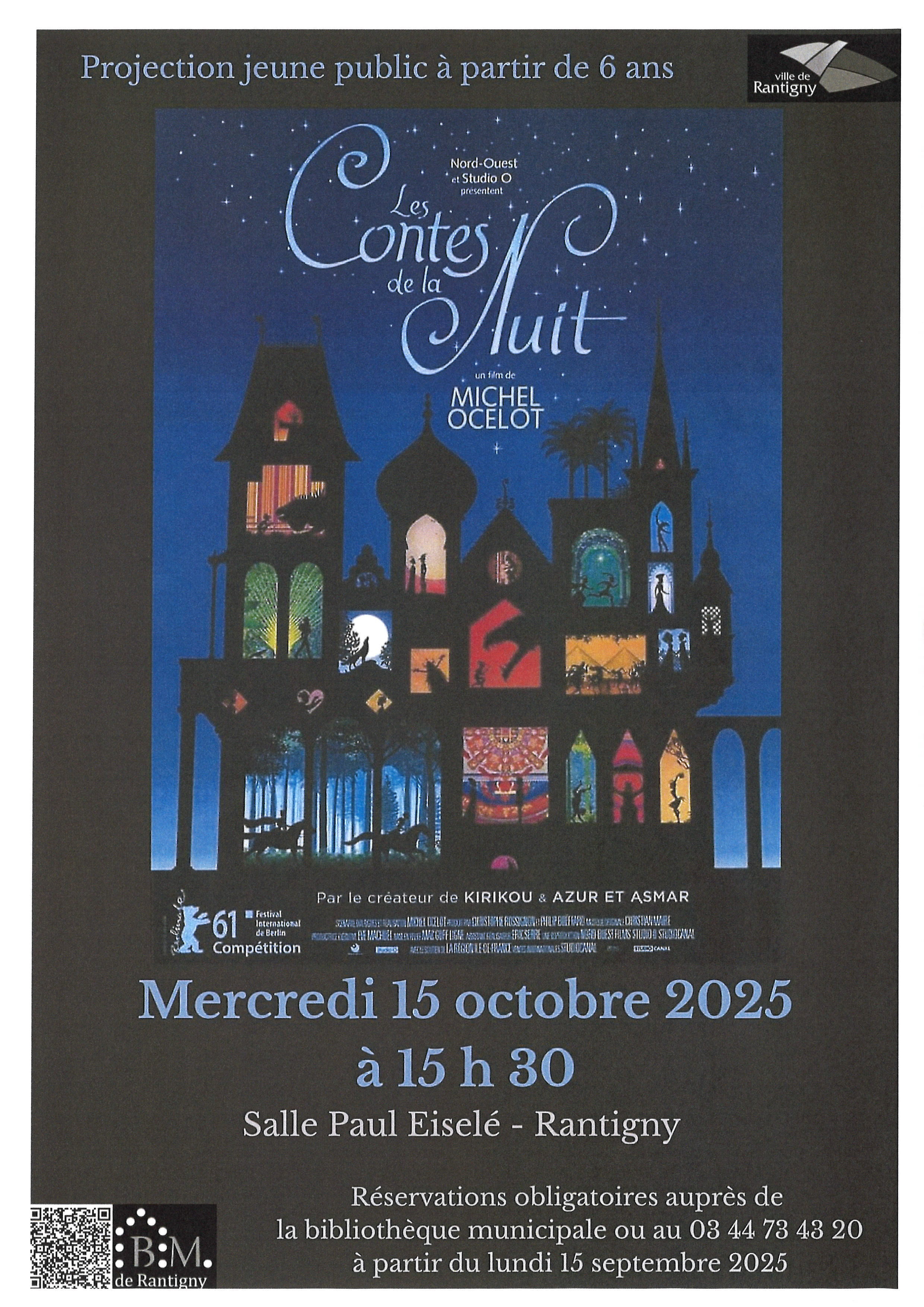 AFFICHE LES CONTES DE LA NUIT