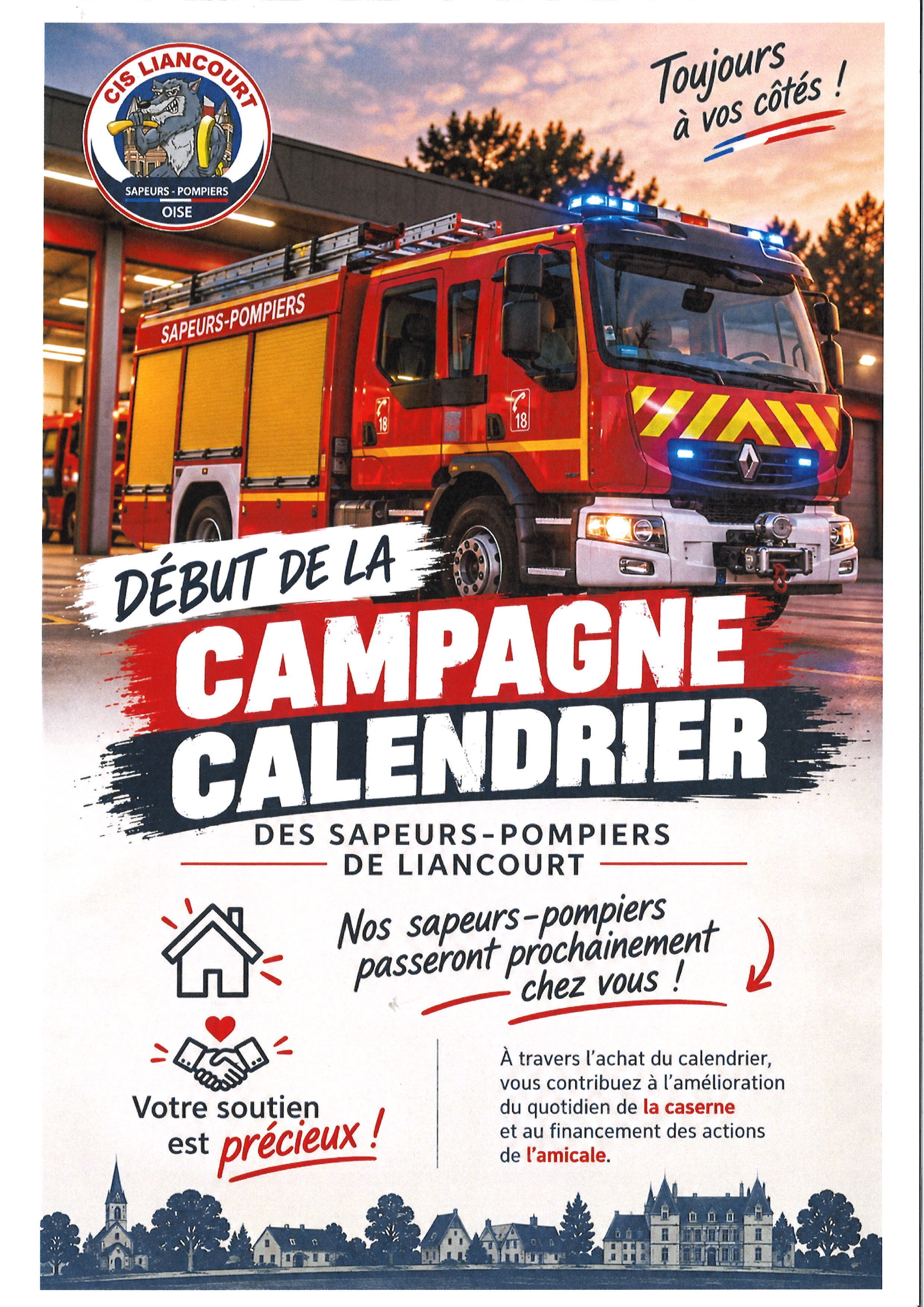 affiche pompiers