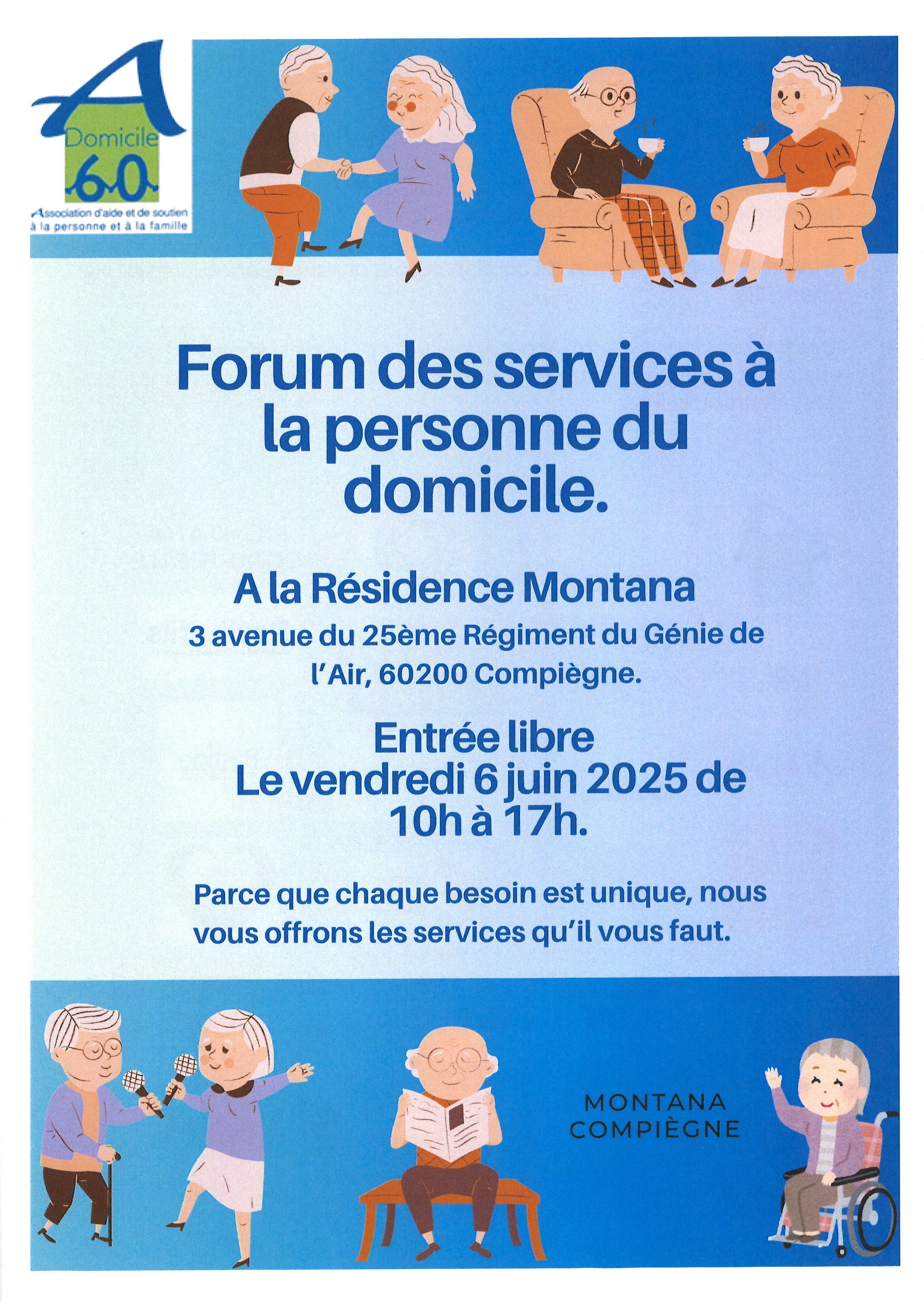 affiche recto forum des services