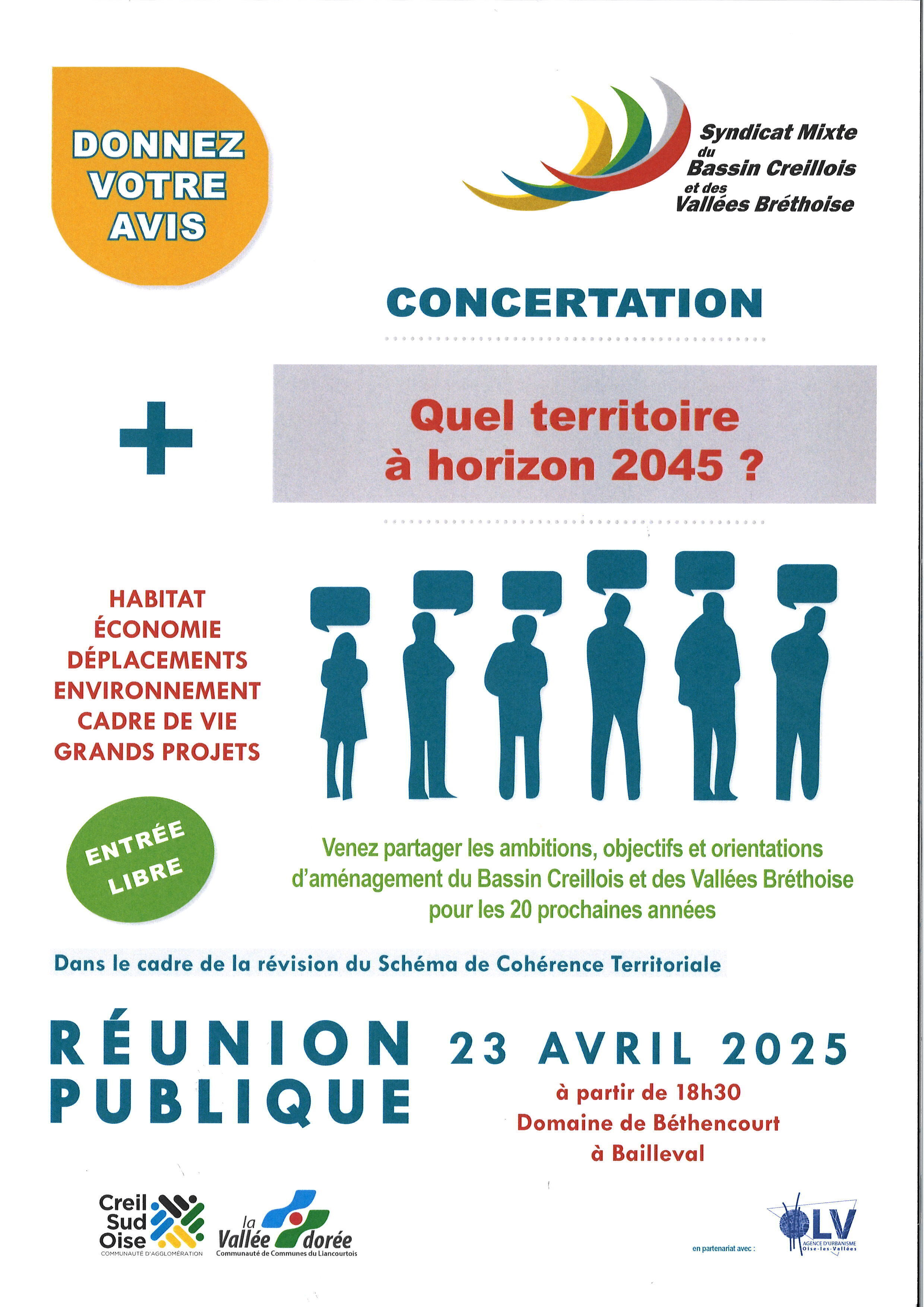affiche reunion publique