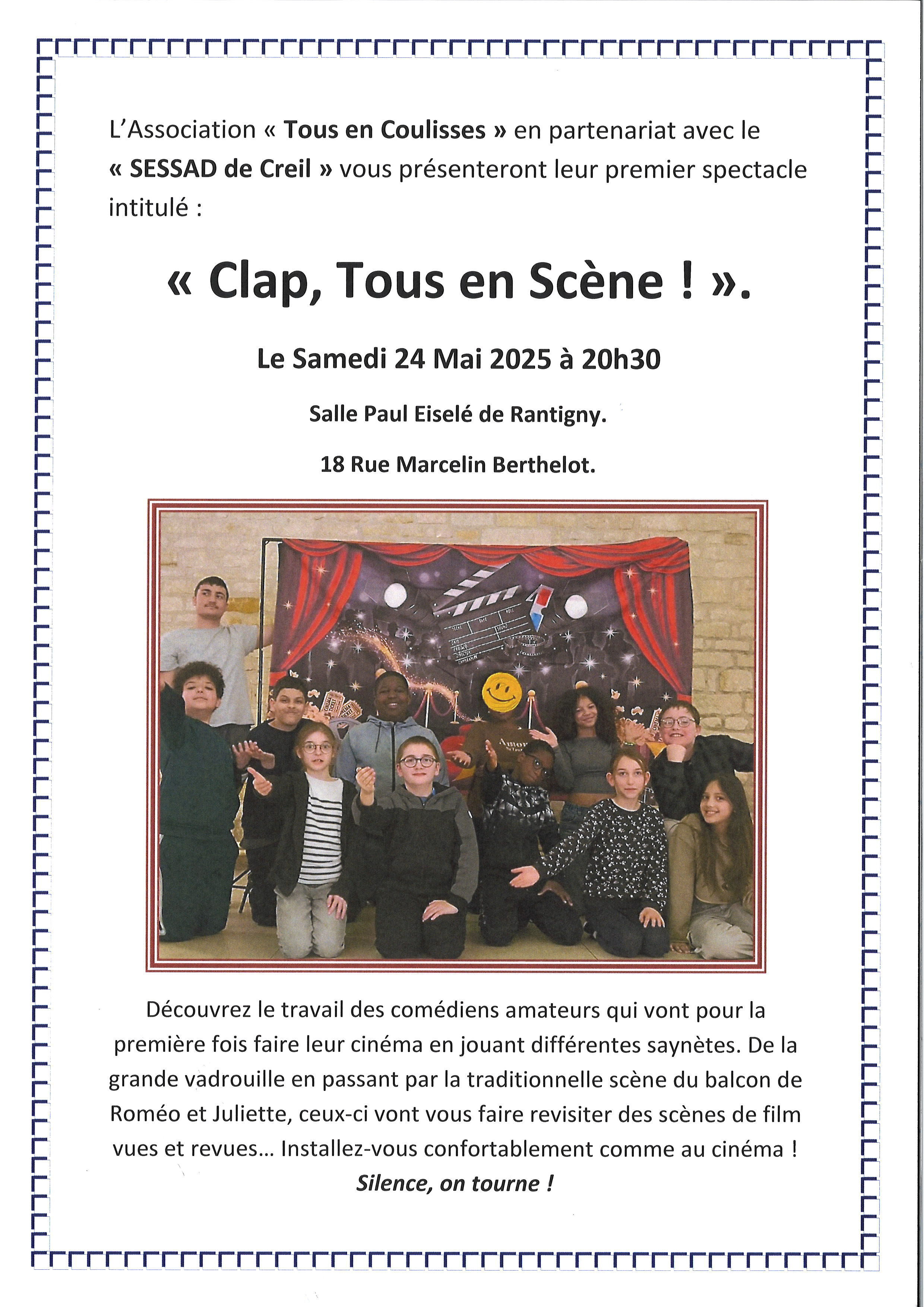 affiche tous en coulisses