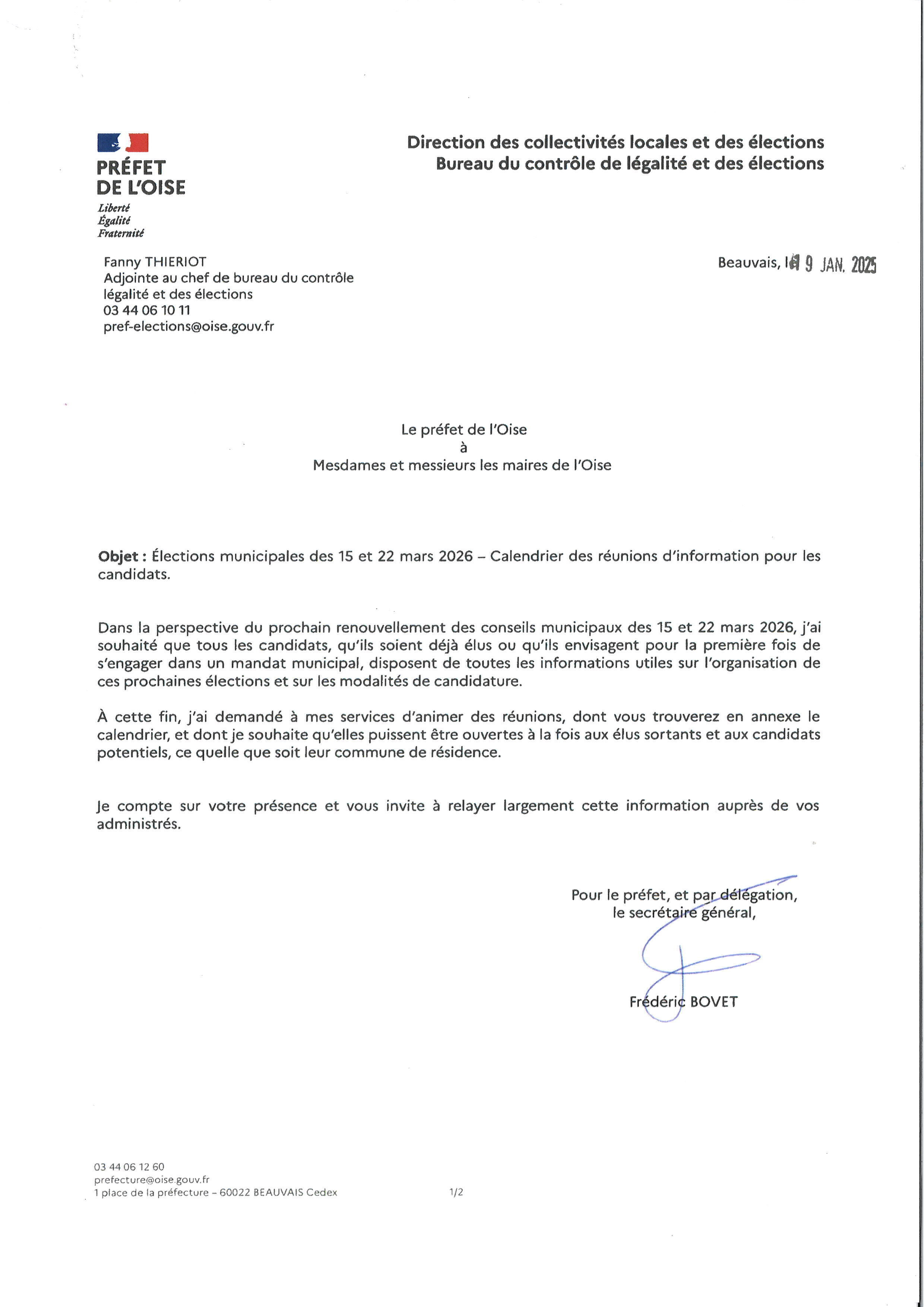 recto réunions elections