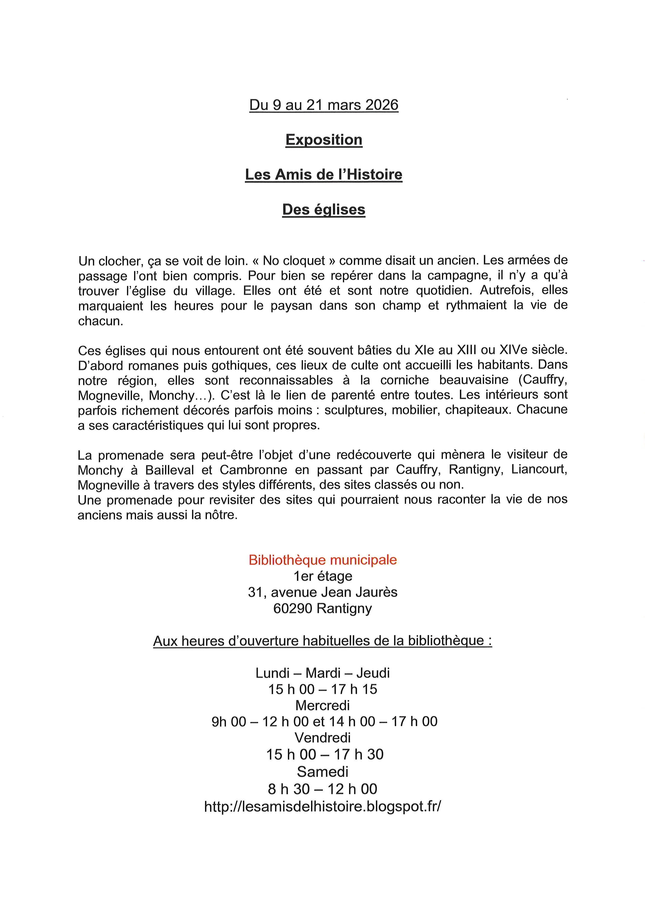 texte les amis de l'histoire