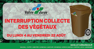 interruption collecte vegetaux